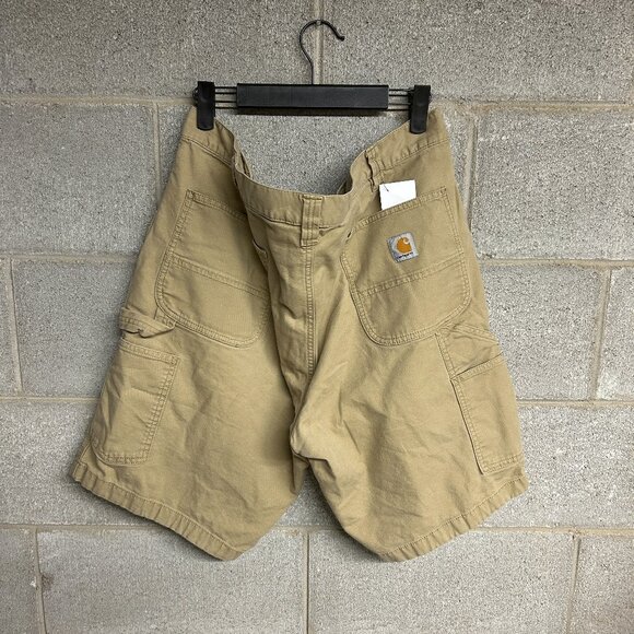 Carhartt Vintage Beige Relaxed Fit Jorts Size 38x11 - Picture 1 of 4